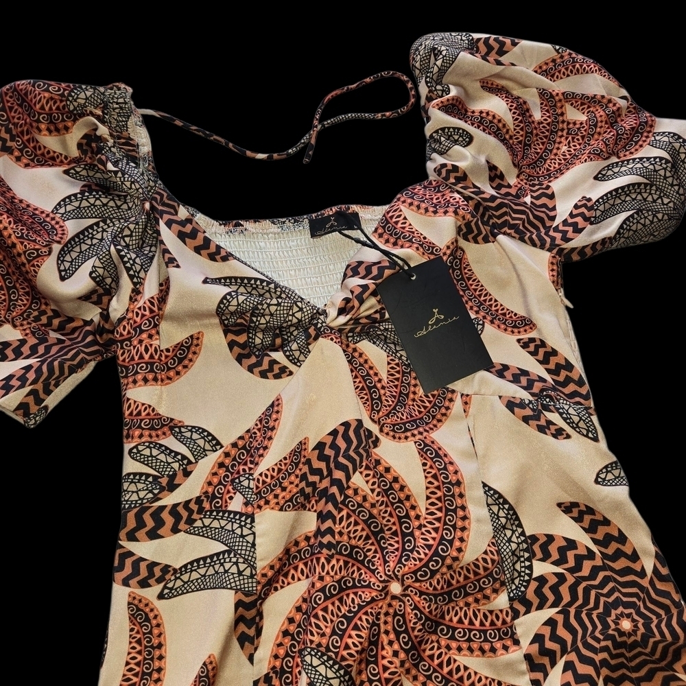 Alania  Multicolor Patterned Dress